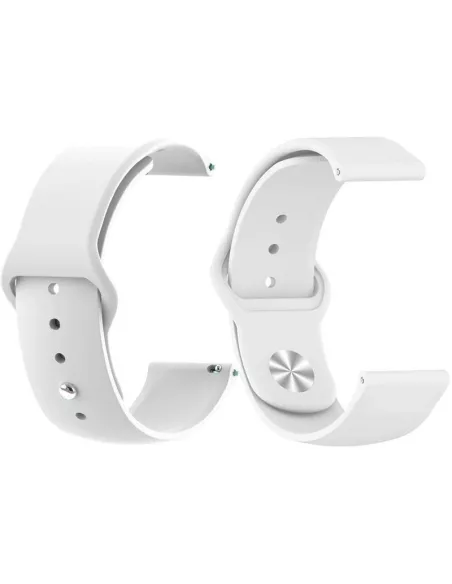 Bracelet SoftTouch Universel Samsung / Huawei - 20mm - Blanc | Ibroz