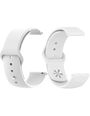 SoftTouch Universal 22mm Samsung / Huawei Wristband - White | Ibroz