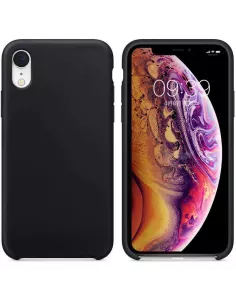iPhone Xr Liquid Silicone Soft Touch Case - Black | Ibroz