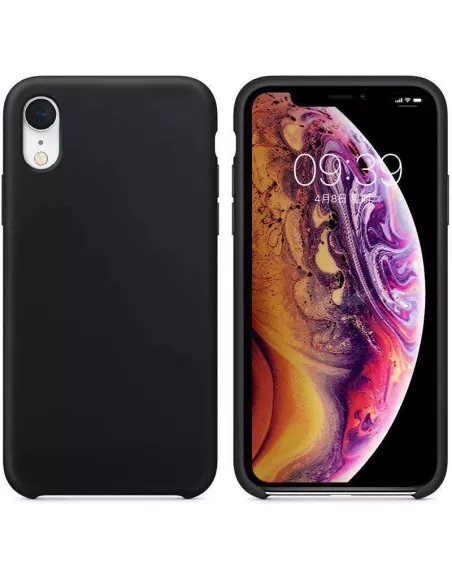 iPhone Xr Liquid Silicone Soft Touch Case - Black | Ibroz