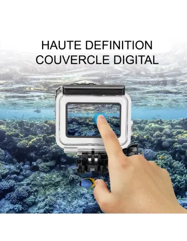50m Waterproof Dive Housing GoPro Hero 8 + Filters | Ibroz