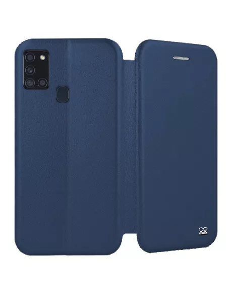Samsung Galaxy A21s Leather Case Folio Clam | Ibroz