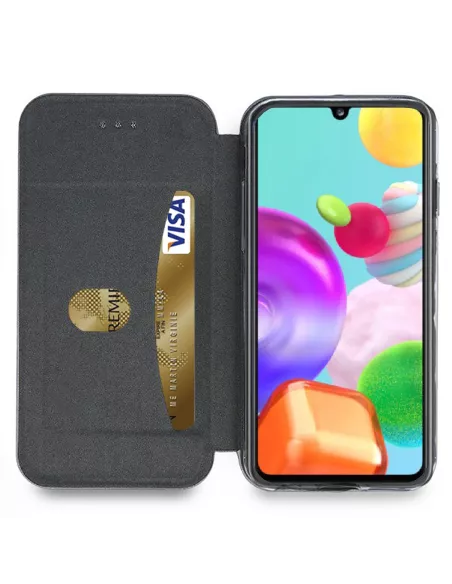 Samsung Galaxy A41 Leather Case Folio Clam | Ibroz