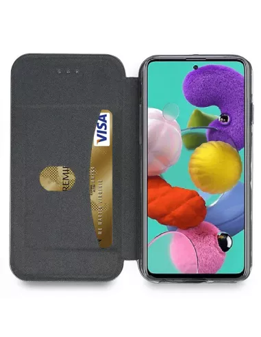 Samsung Galaxy A51 Leather Case Folio Clam | Ibroz