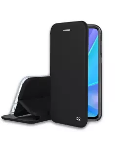 Oppo A72 Etui Cuir Folio Clam - Noir | Ibroz