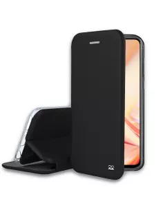 Oppo Find X2 Lite Leather Case Folio Clam - Black | Ibroz