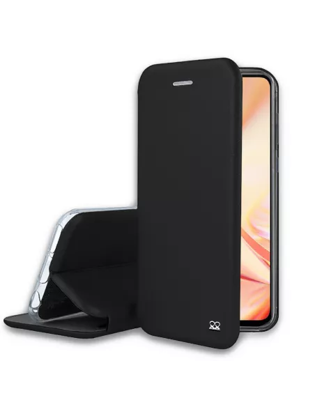 Oppo Find X2 Lite Etui Cuir Folio Clam - Noir | Ibroz