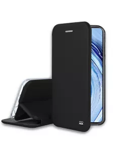 Xiaomi Redmi Note 9 Pro Leather Case Folio Clam - Black | Ibroz