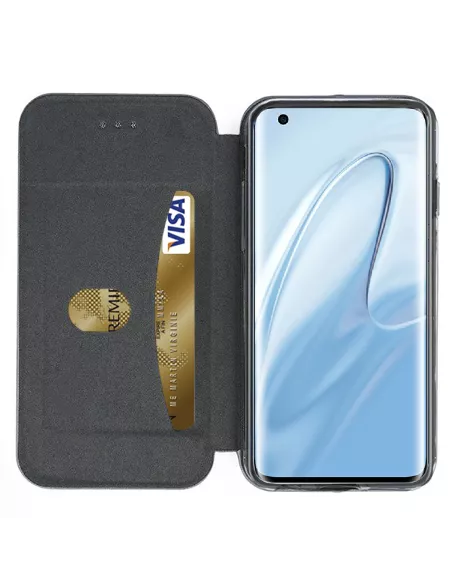 Xiaomi Mi 10 Etui Cuir Folio Clam | Ibroz