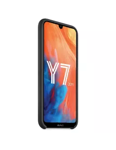 Huawei Y7 2019 Coque Liquid Silicone Soft Touch - Noir | Ibroz 2