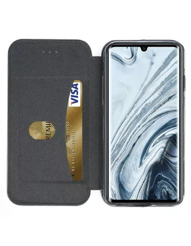Xiaomi Mi Note 10 Pro Etui Cuir Folio Clam | Ibroz