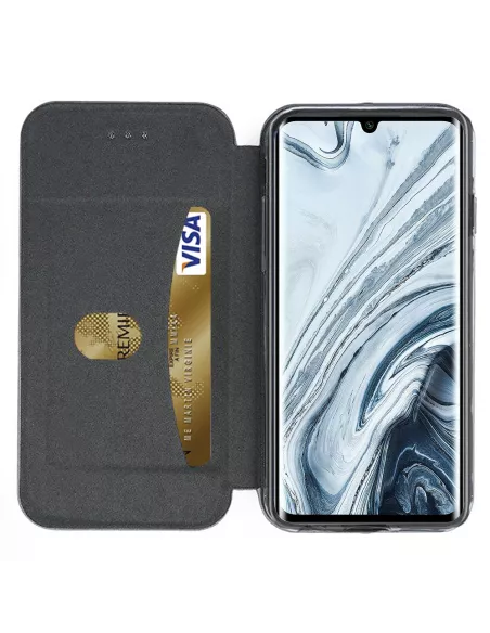 Xiaomi Mi Note 10 Pro Etui Cuir Folio Clam | Ibroz