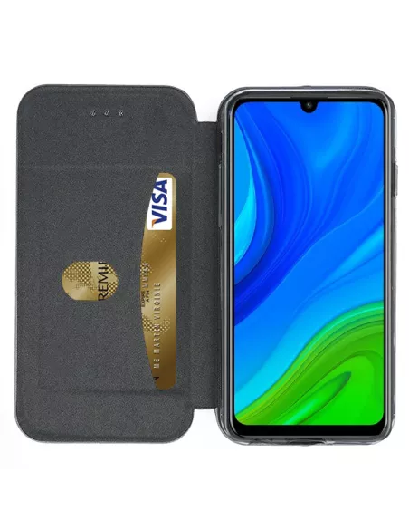 Huawei PSmart (2020) Etui Cuir Folio Clam | Ibroz