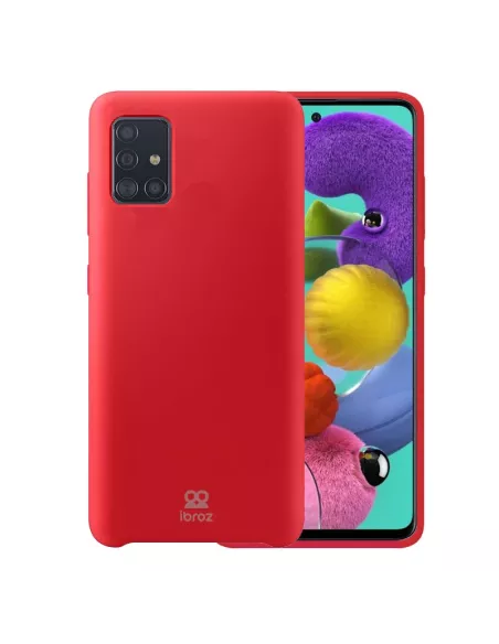 Galaxy A51 Coque Liquid Silicone Soft Touch | Ibroz
