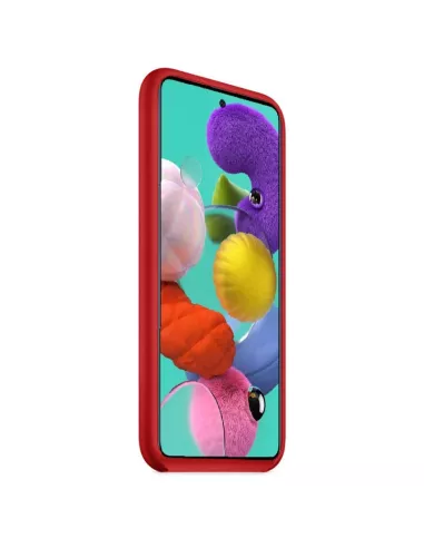 Galaxy A71 Coque Liquid Silicone Soft Touch | Ibroz