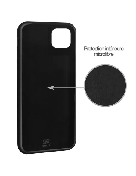 Huawei Y5P (2020) Coque Liquid Silicone Soft Touch - Noir | Ibroz