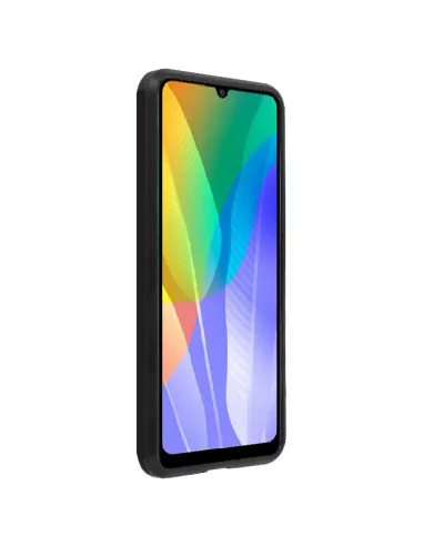 Huawei Y6P (2020) Liquid Silicone Soft Touch Case - Black | Ibroz