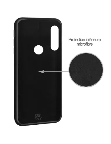 Huawei Y6P (2020) Liquid Silicone Soft Touch Case - Black | Ibroz