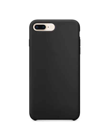 iPhone 7/8 Plus Liquid Silicone Soft Touch Case - Black | Ibroz