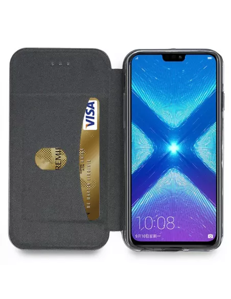 Honor 8X Etui cuir folio CLAM | Ibroz