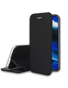 Oppo Reno 2 Etui Cuir Folio Clam + Verre Trempé + Noir | Ibroz