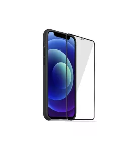 iPhone 12 Mini Liquid Silicone Case + Tempered Glass - Black | Ibroz 2