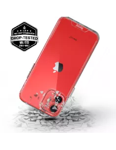 iPhone 12 Cover Space Antichoc Transparente + Verre Trempé 9H | Ibroz 2