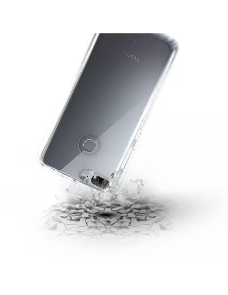 Honor 9 Lite Pack Transparent shockproof case + 9" screen protector...