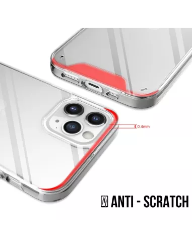 iPhone 12 Pro Max Case Space Shockproof Transparent + Tempered Glass ...