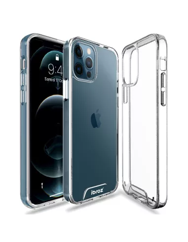 iPhone 12 Pro Max Case Space Shockproof Transparent + Tempered Glass ...