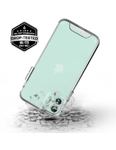 iPhone 11 Cover Space Antichoc Transparente + Verre Trempé 9H | Ibroz
