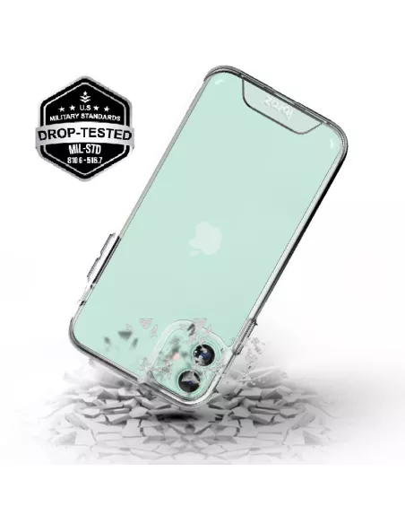 iPhone 11 Cover Space Antichoc Transparente + Verre Trempé 9H | Ibroz