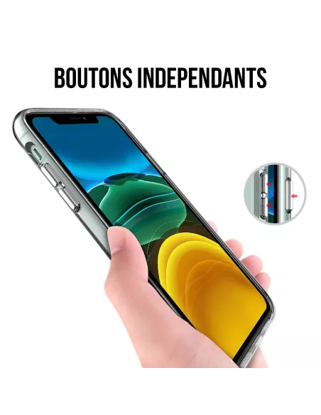 iPhone 11 Pro Max Case Space Shockproof Transparent + Tempered Glass ...