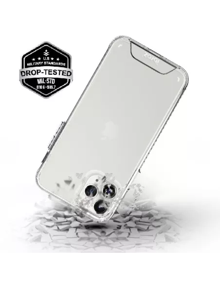 iPhone 11 Pro Max Case Space Shockproof Transparent + Tempered Glass ...