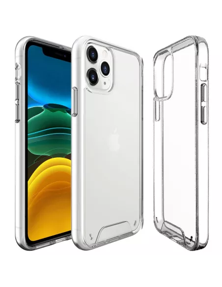iPhone 11 Pro Max Case Space Shockproof Transparent + Tempered Glass ...
