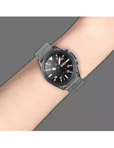 Bracelet acier maille milanaise Samsung / Huawei Watch - Silver | I... 2