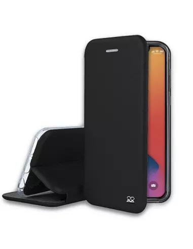 iPhone 12 /12 Pro (6.1") Etui Cuir Folio Clam | Ibroz