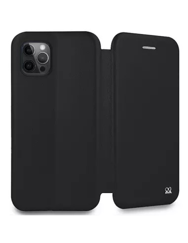 iPhone 12 /12 Pro (6.1") Etui Cuir Folio Clam | Ibroz