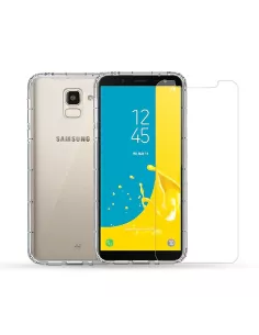 Samsung Galaxy J6 - Pack Shockproof Case + Screen Protector 9H | Ibroz
