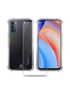 Oppo Reno 4 - Pack Coque antichocs + Protection écran 9H | Ibroz