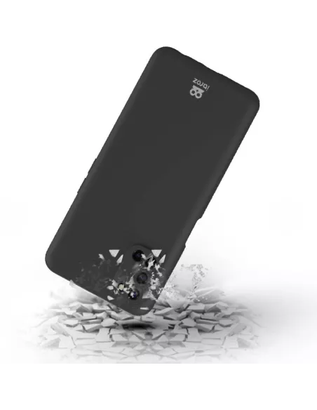 Oppo A72 Liquid Silicone Soft Touch Case - Black | Ibroz