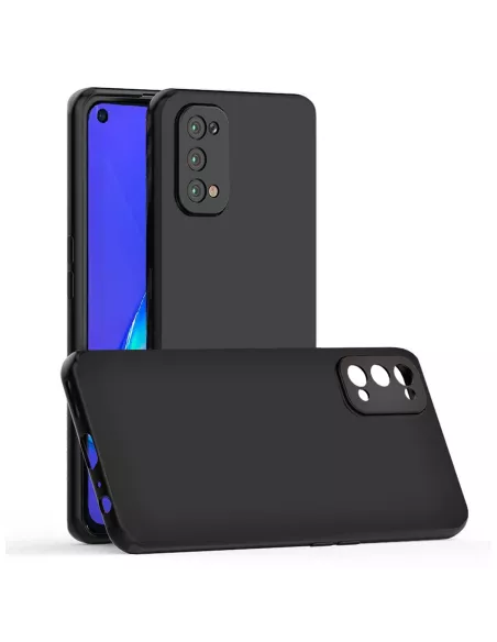 Oppo A72 Liquid Silicone Soft Touch Case - Black | Ibroz