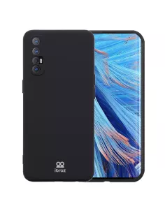 Oppo Find X2 Neo Coque Liquid Silicone Soft Touch - Noir | Ibroz