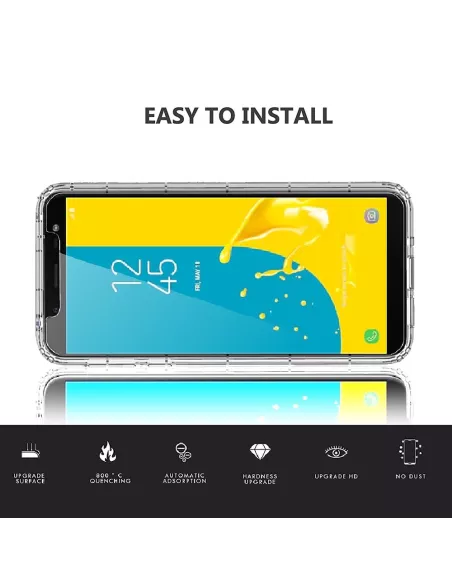 Samsung Galaxy J3 - Pack Shockproof Case + Screen Protector 9H | Ibroz