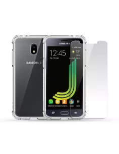 Samsung Galaxy J3 - Pack Coque antichocs + Protection écran 9H | Ibroz