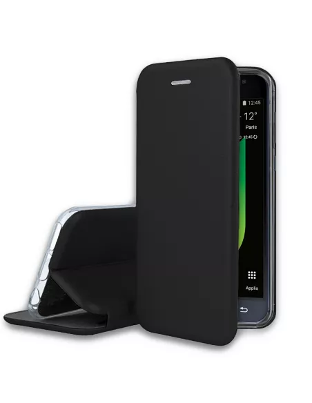 Samsung Galaxy J3 Etui Cuir Folio CLAM | Ibroz