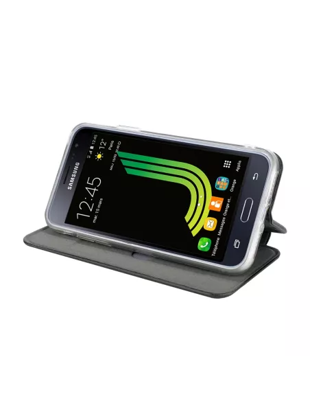 Samsung Galaxy J3 Etui Cuir Folio CLAM | Ibroz