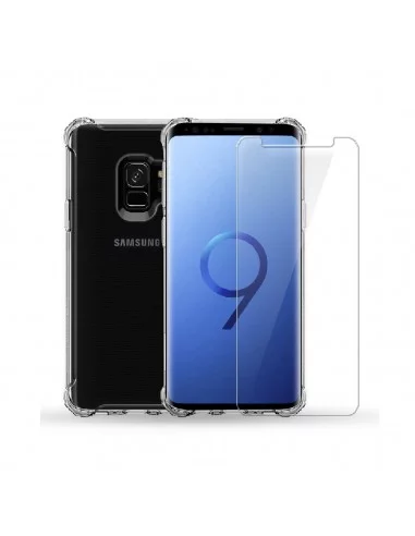 Samsung Galaxy S9 Pack Coque antichocs + Protection écran 9H