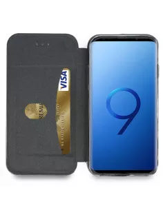 Samsung Galaxy S9 Etui Cuir Folio CLAM | Ibroz 2