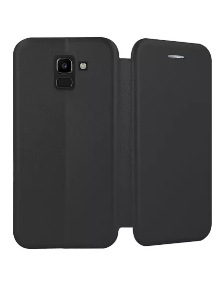 Samsung Galaxy J6 Leather Case Folio CLAM | Ibroz